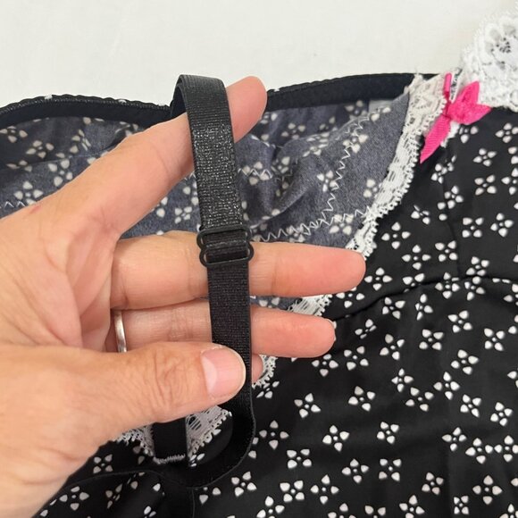 Y2K Babydoll Floral Top Sz XL Dark Fairy Whimsigoth Boho Coquette Cowgirl Dainty - Picture 7 of 9